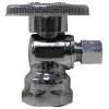 Picture of 1/2 Ips X 1/4 Cmp Supply-Stop Quarter-Turn Finish Chrome-Plated
