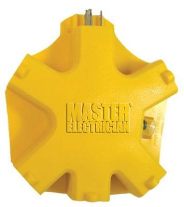 Picture of Yellow 5-Outlet Out Adapter