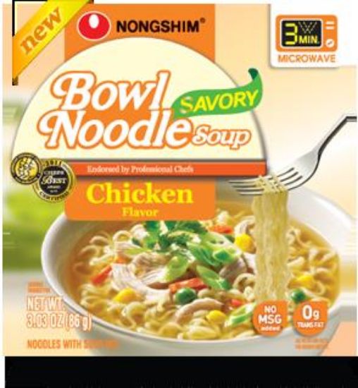 Picture of Nongshim Bowl Noodles Spicy Chicken Flavor 86g