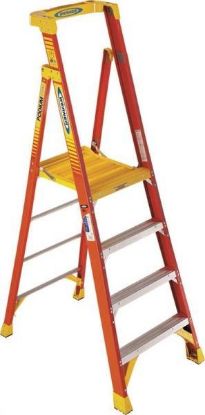 Picture of 6' Platform-Ladder Fiberglass 300 Lbs