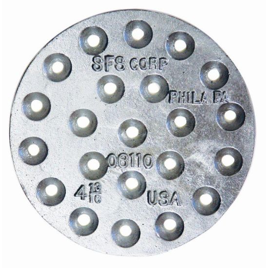 Picture of 4-13/16 Perforated Drain-Cover Cast-Aluminum