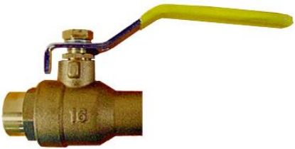 Picture of Lever-Handle Ball-Valve 2-1/2 C X C 600-WOG Lead-Free