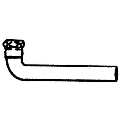 Picture of 1-1/2" X 42 Brass Waste-Bend Slip-Joint rough-Brass