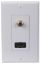 Picture of F Plug Hdmi Jack Combination White Wall-Plate