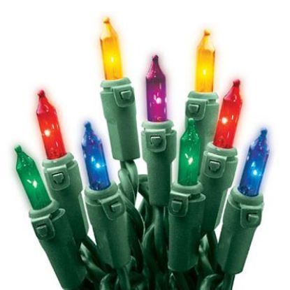 Picture of Christmas-Lights 35-count Multicolor Mini 7.8'