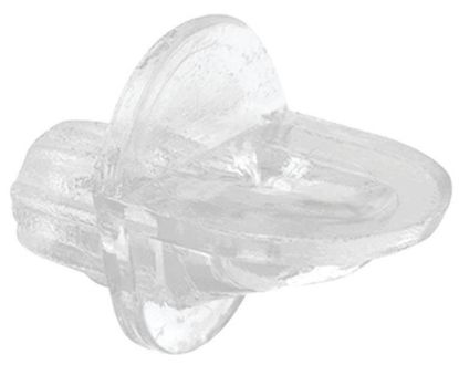 Picture of 1/4" X 3/8" X 1/2" Shelf-Peg Plastic Clear 12lb Load