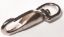 Picture of Round Swivel-Eye Spring-Snap 3/16" Opening 1/2" W 30 Lb Die-Cast-Zinc Nickel-plated