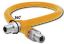 Picture of 1/2" X 24 Commercial Gas-Connector 360 Swivel-Ends Mesh PVC-Coated Mip X Mip