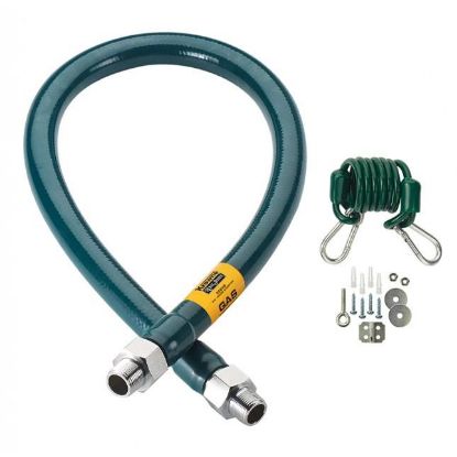 Picture of 1-1/4" X 24 Commercial Gas-Connector 360 Swivel With Restraint