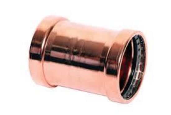 Picture of Copper-Fitting Press-Join 3 Coupling With-Stop P X P