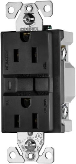 Picture of Electrical-Outlet Self-Test 125-Volt 20-Amp Double-Pole 3-Wire Black
