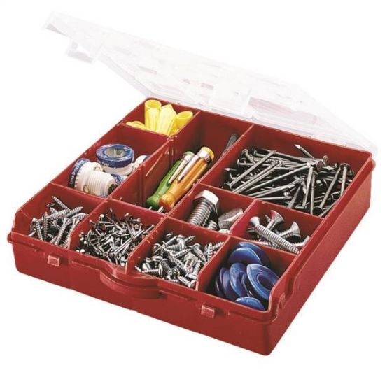 Picture of 8 X 8 X 1-3/4" Organizer Box With Moveable Dividers