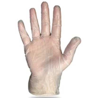 Picture of Disposable-Gloves 1up1204dx Vinyl White