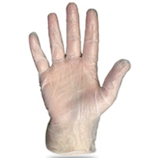 Picture of Disposable-Gloves 1up1204dx Vinyl White