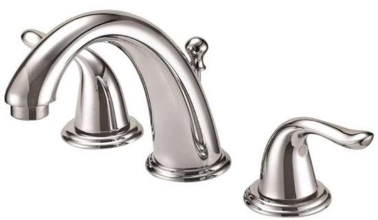 Picture of Lavatory-Faucet Wide-Spread Brushed-nickel 1/2 Inlet Plastic Pop-Up