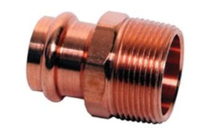Picture of 1-1/2" X 2 Male-Adapter Copper-Fitting Press-Join P X Mpt