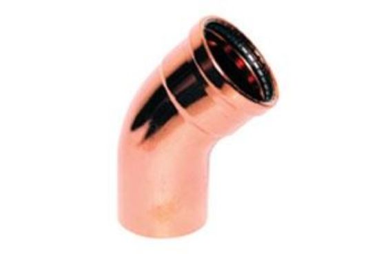 Picture of 2-1/2 45°-Elbow Street-Type Copper-Fitting Press-Join Ftg X P