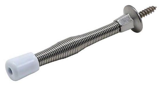 Picture of Door-Stop Spring 3" Steel Satin-Chrome