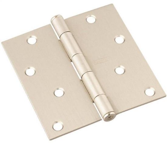 Picture of Door-Hinge 4" Loose Pin Square Satin-Nickel