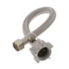 Picture of Toilet-Connector 1/2 CMP X 7/8 Bc X 12 Braided-Stainless-Steel Plastic-Nut