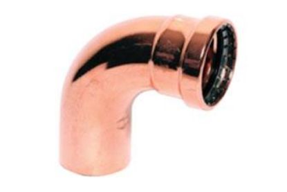 Picture of Copper-Fitting Press-Join 3 90°-Elbow Street-Type Ftg X P