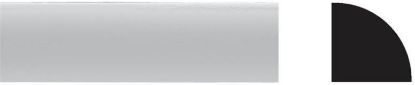 Picture of 1/2 X 8 Quarter-Round Molding Pvc White