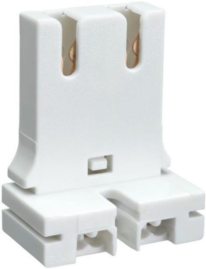 Picture of Light-Bulb-Socket Bi-Pin U Shape T-8 T-12 Universal Tombstone