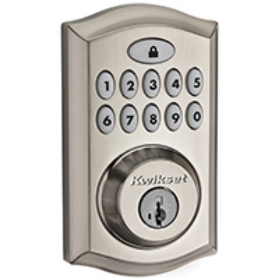 Picture of Dead-Bolt Keypad Keyless Button Metal Satin-nickel