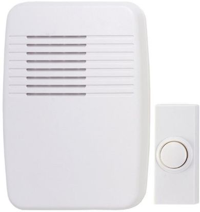Picture of Plug-in Wireless Doorbell Kit 5-1/8 X 3.500" X 1-3/8 White