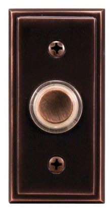 Picture of Doorbell Button Lighted Flush-mount Oil-rubbed-bronze
