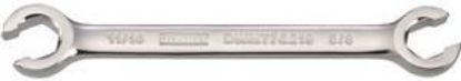 Picture of Flare-Nut-Wrench Open-End-Wrench 11/16 In Oal 15 Deg Off-Set 5/8 In Off-Set