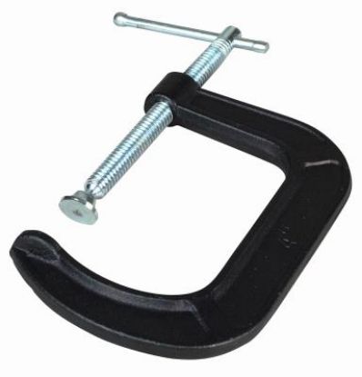 Picture of Galvanized-Steel 4" C-Clamp Drop-Forged