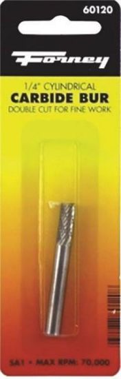 Picture of 1/4 Cylindrical Burr-Bit Tungsten-Carbide 1/4"-Shank 70 K Max Rpm