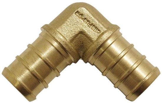 Picture of 3/4" Pex Elbow Brass Pex X Pex