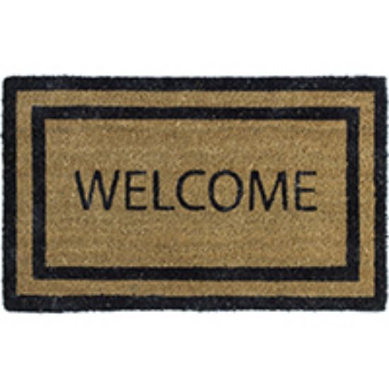 Picture of Anti-skid Door-Mat 36" L X Natural Coco Fiber Black Border