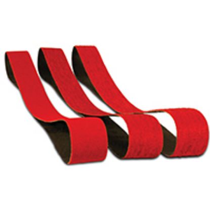 Picture of Assorted Sanding-Belt 1" X 30" 120/80/50 Grit Multi-gradeBlend Abrasive Pk3