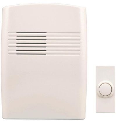Picture of Wireless Doorbell Kit 3 TonesOff White Plastic 6-5/8 X 4-7/8