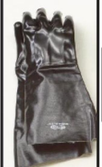 Picture of 18'' Gauntlet Neoprene Work-Gloves Black Large