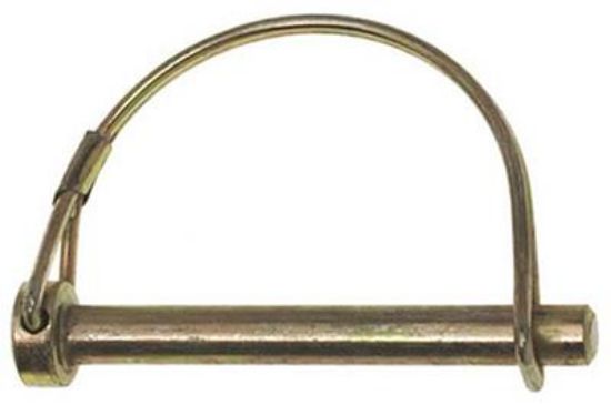 Picture of 5/16" X 2-1/4" Tractor Pto Pin With Wirelock Yellow Zinc