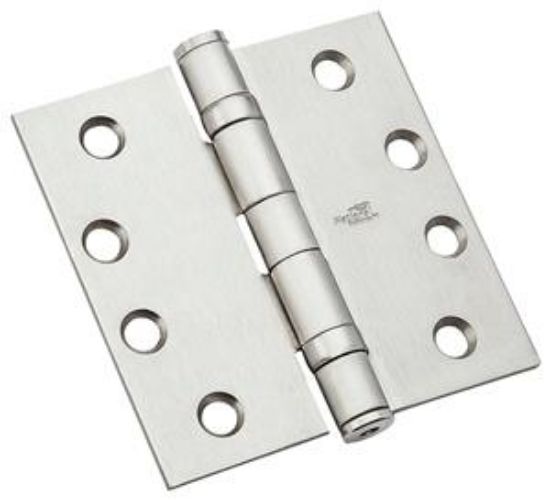 Picture of 4-1/2" Door-Hinge 5 Knuckle Ball-Bearing Grade 2 Steel Satin-Chrome