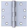 Picture of 4.5" X 4.5" Satin Stainless-Steel 32D-Finish Bearing Plain Square Cornered Door-Hinge With Removable...