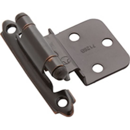 Picture of Self-closing Cabinet-Hinge 2-3/4 Inch-Long X 1-13/16 In In W Door Leaf Steel Oil-Rubbed-Bronze