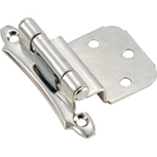 Picture of Self-closing Imperial Cabinet-Hinge 2-3/4 Inch-Long Steel Polished Chrome