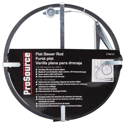 Picture of 1/2 XxFlat Sewer Rod With Frame Steel
