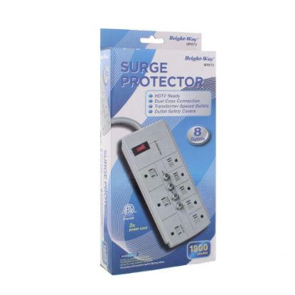 Picture of 8 Outlet 1800 Joule Surge-Protector With Tv Protection