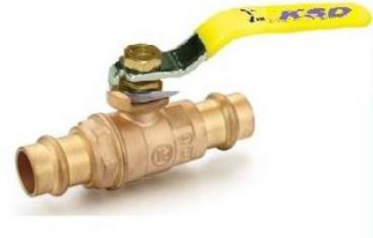 Picture of Ball-Valve Press-fit Lead-free-brass Full-port 600-wog 3/4" P X P
