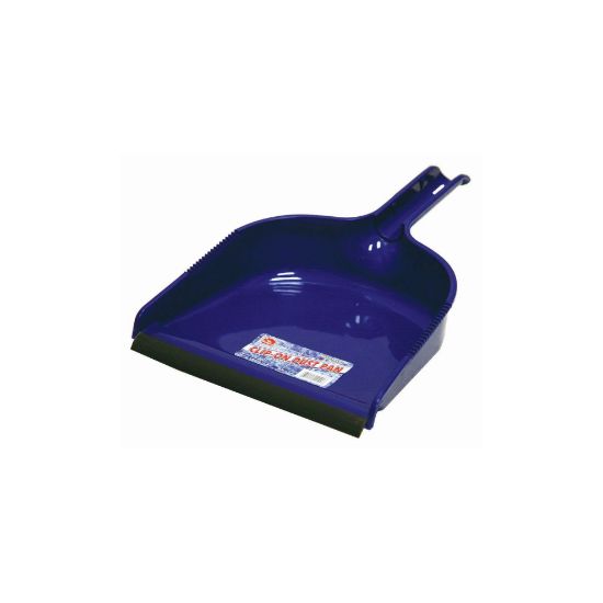 Picture of Dust-Pan Plastic Rubber Edge 8"