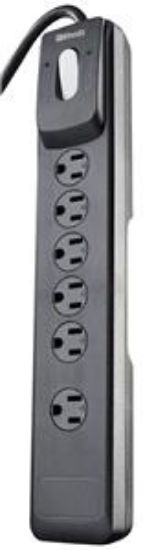 Picture of Surge-Protector 6-Outlet 15-Amp 1440 Joules 4' Cord