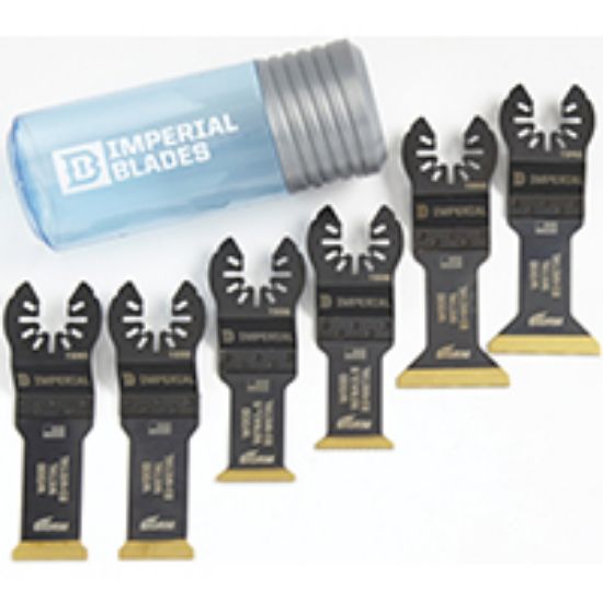 Picture of Oscillating-Sawblade One-fit Bi-metal Titanium Coated 6pc