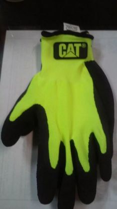 Picture of Hi-vis Green Latex-coated Palm String Knit-glove